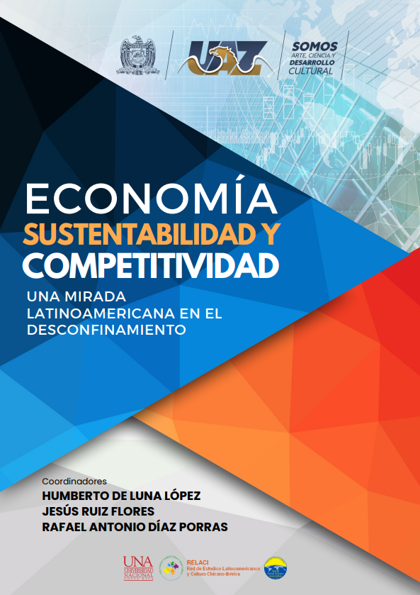 Portada capitulo Riesgo financiero por motivos de salud en el contexto de la pandemia de COVID 19: México, 2018 y 2020, En Economía, Sustentabilidad y Competitividad. Una Mirada Latinoamericana en el Desconfinamiento