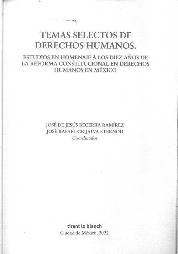 Portada capitulo La realidad de la reinserción social en México vista desde el paradigma de la criminología científica, crítica y humanista.